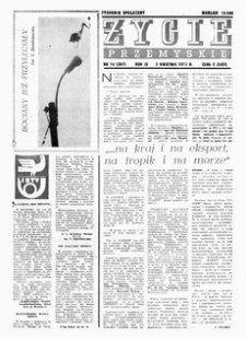 Życie Przemyskie : tygodnik społeczny. 1975, R. 9, nr 14 (387) (2 kwietnia)