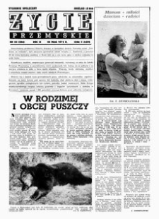 Życie Przemyskie : tygodnik społeczny. 1975, R. 9, nr 22 (394) (28 maja)