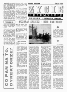 Życie Przemyskie : tygodnik społeczny. 1975, R. 9, nr 36 (409) (3 września)