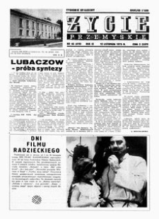 Życie Przemyskie : tygodnik społeczny. 1975, R. 9, nr 46 (419) (12 listopada)