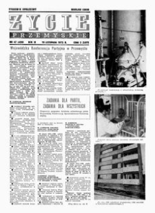 Życie Przemyskie : tygodnik społeczny. 1975, R. 9, nr 47 (420) (19 listopada)