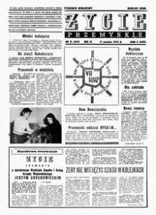 Życie Przemyskie : tygodnik społeczny. 1975, R. 9, nr 51 (424) (17 grudnia)