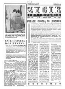 Życie Przemyskie : tygodnik społeczny. 1976, R. 10, nr 23 (449) (9 czerwca)
