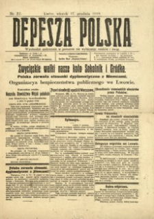 Depesza Polska. 1918, nr 22 (17 grudnia)