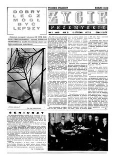 Życie Przemyskie : tygodnik społeczny. 1977, R. 11, nr 2 (480) (12 stycznia)