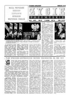 Życie Przemyskie : tygodnik społeczny. 1977, R. 11, nr 5 (483) (2 lutego)