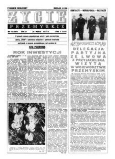 Życie Przemyskie : tygodnik społeczny. 1977, R. 11, nr 13 (491) (30 marca)