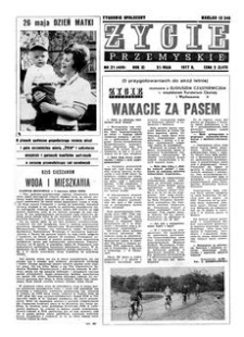 Życie Przemyskie : tygodnik społeczny. 1977, R. 11, nr 21 (499) (25 maja)