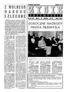 Życie Przemyskie : tygodnik społeczny. 1977, R. 11, nr 25 (503) (22 czerwca)