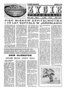 Życie Przemyskie : tygodnik społeczny. 1977, R. 11, nr 27 (505) (6 lipca)