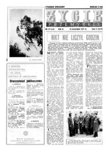 Życie Przemyskie : tygodnik społeczny. 1977, R. 11, nr 37 (515) (14 września)
