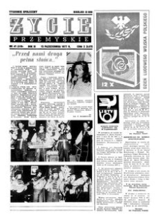 Życie Przemyskie : tygodnik społeczny. 1977, R. 11, nr 41 (519) (12 października)