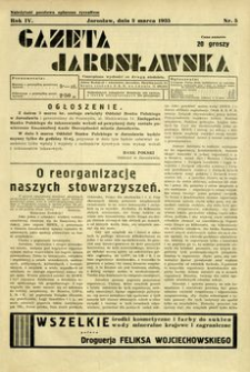 Gazeta Jarosławska. 1935, R. 4, nr 5 (3 marca)