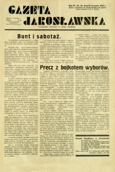 Gazeta Jarosławska. 1935, R. 4, nr 18 (25 sierpnia)