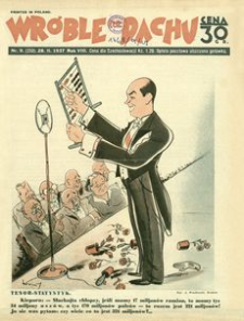 Wróble na Dachu : tygodnik satyryczno-humorystyczny. 1937, R. 8, nr 9 (28 lutego)