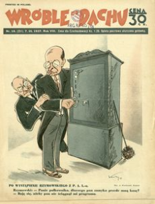 Wróble na Dachu : tygodnik satyryczno-humorystyczny. 1937, R. 8, nr 10 (7 marca)