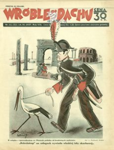 Wróble na Dachu : tygodnik satyryczno-humorystyczny. 1937, R. 8, nr 11 (14 marca)