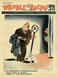Wróble na Dachu : tygodnik satyryczno-humorystyczny. 1937, R. 8, nr 18 (2 maja)
