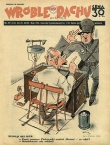 Wróble na Dachu : tygodnik satyryczno-humorystyczny. 1937, R. 8, nr 37 (12 września)