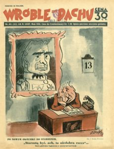 Wróble na Dachu : tygodnik satyryczno-humorystyczny. 1937, R. 8, nr 41 (10 października)