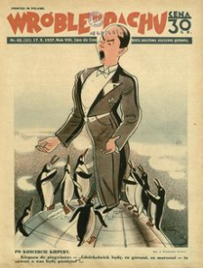 Wróble na Dachu : tygodnik satyryczno-humorystyczny. 1937, R. 8, nr 42 (17 października)