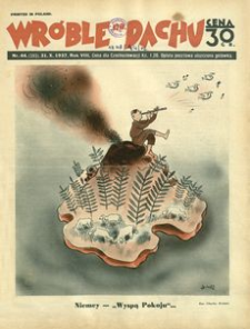 Wróble na Dachu : tygodnik satyryczno-humorystyczny. 1937, R. 8, nr 44 (31 października)