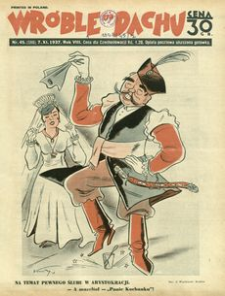 Wróble na Dachu : tygodnik satyryczno-humorystyczny. 1937, R. 8, nr 45 (7 listopada)
