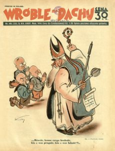 Wróble na Dachu : tygodnik satyryczno-humorystyczny. 1937, R. 8, nr 49 (5 grudnia)