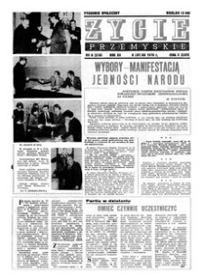 Życie Przemyskie : tygodnik społeczny. 1978, R. 12, nr 6 (536) (8 lutego)