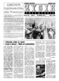 Życie Przemyskie : tygodnik społeczny. 1978, R. 12, nr 26 (556) (28 czerwca)