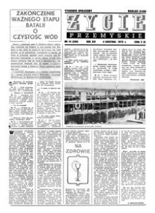Życie Przemyskie : tygodnik społeczny. 1979, R. 13, nr 14 (596) (4 kwietnia)