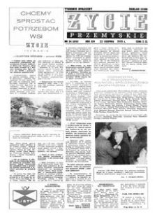 Życie Przemyskie : tygodnik społeczny. 1979, R. 13, nr 34 (616) (22 sierpnia)
