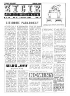 Życie Przemyskie : tygodnik społeczny. 1979, R. 13, nr 37 (619) (12 września)