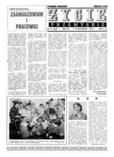 Życie Przemyskie : tygodnik społeczny. 1979, R. 13, nr 42 (624) (17 października)