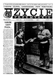 Życie Przemyskie : tygodnik Polskiej Zjednoczonej Partii Robotniczej. 1980, R. 14, nr 43 (677) (22 października)