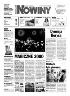 Nowiny : gazeta codzienna. 2000, nr 1 (3 stycznia)