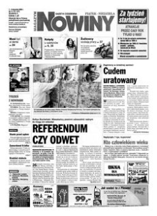 Nowiny : gazeta codzienna. 2000, nr 5 (7-9 stycznia)
