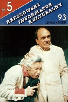 Rzeszowski Informator Kulturalny. 1993, nr 5 (listopad-grudzień)