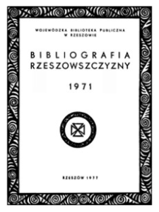 Bibliografia Rzeszowszczyzny 1971