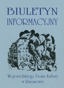 Biuletyn Informacyjny Wojewódzkiego Domu Kultury w Rzeszowie. 2000, nr 6 (czerwiec)