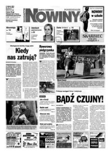 Nowiny : gazeta codzienna. 2000, nr 161 (21 sierpnia)