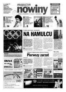Nowiny : gazeta codzienna. 2000, nr 180 (15-17 września)