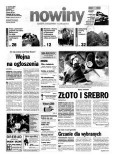 Nowiny : gazeta codzienna. 2000, nr 184 (21 września)