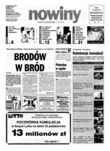 Nowiny : gazeta codzienna. 2000, nr 208 (25 października)