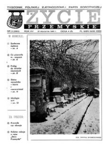 Życie Przemyskie : tygodnik Polskiej Zjednoczonej Partii Robotniczej. 1981, R. 15, nr 3 (690) (21 stycznia)