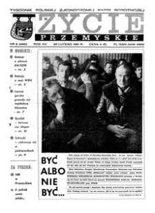 Życie Przemyskie : tygodnik Polskiej Zjednoczonej Partii Robotniczej. 1981, R. 15, nr 8 (695) (25 lutego)