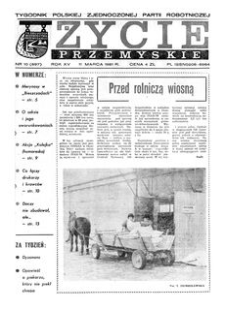 Życie Przemyskie : tygodnik Polskiej Zjednoczonej Partii Robotniczej. 1981, R. 15, nr 10 (697) (11 marca)