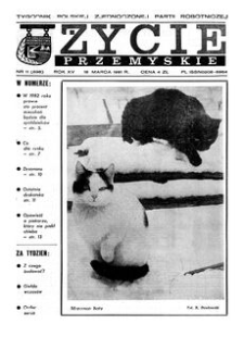 Życie Przemyskie : tygodnik Polskiej Zjednoczonej Partii Robotniczej. 1981, R. 15, nr 11 (698) (18 marca)