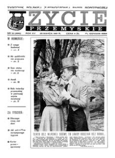 Życie Przemyskie : tygodnik Polskiej Zjednoczonej Partii Robotniczej. 1981, R. 15, nr 12 (699) (25 marca)