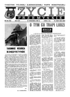 Życie Przemyskie : tygodnik Polskiej Zjednoczonej Partii Robotniczej. 1981, R. 15, nr 38 (725) (30 września)